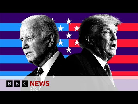 Joe Biden and Donald Trump trade barbs in first presidential debate of 2024 election | BBC News