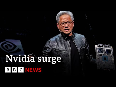 Tech giant Nvidia’s value overtakes Apple | BBC News