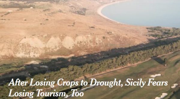 “Come dune nel deserto”. Siccità in Sicilia finisce sul New York Times