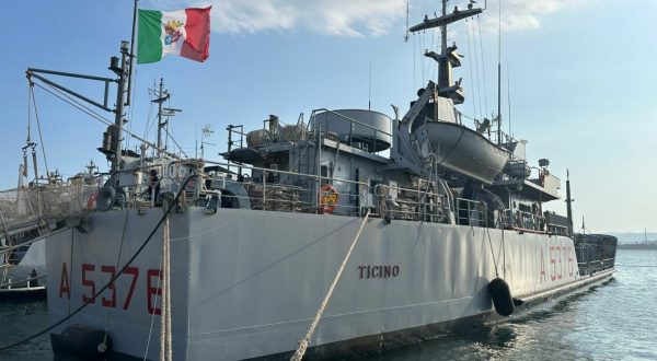 Emergenza siccità, la nave “Ticino” diretta a Licata con 1200 metri cubi d’acqua