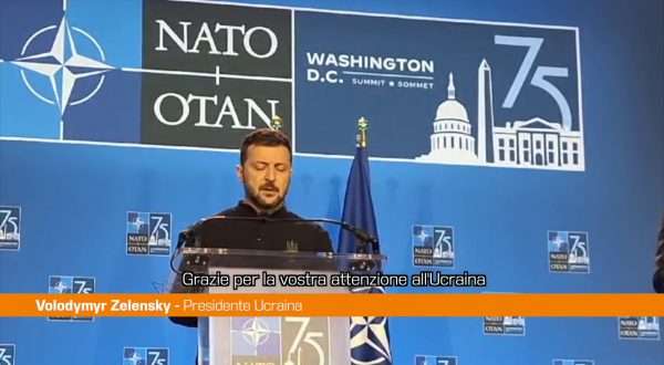 Zelensky alla Nato “Grazie per averci difeso dall’aggressione russa”