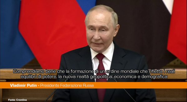 Putin “Dall’Occidente approccio coloniale”