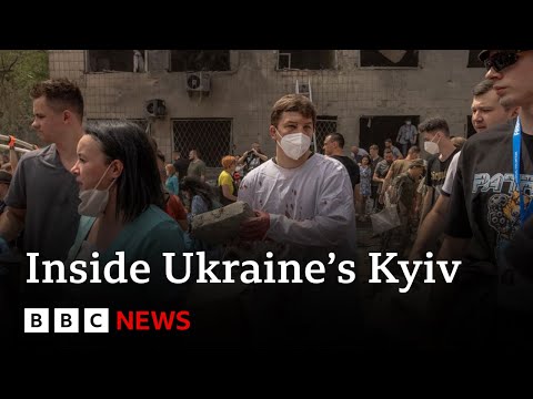 Kyiv describes ‘real hell’ of missile attack  blamed on Russia | BBC News