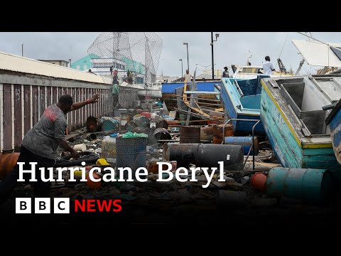 At least one dead as Hurricane Beryl batters Caribbean | BBC News