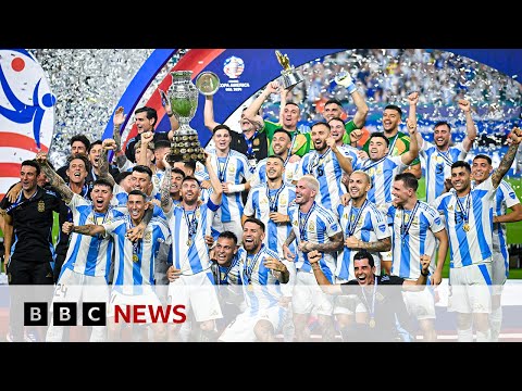 Argentina beat Colombia to win Copa America | BBC News