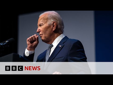 Biden under new pressure from top Democrats as Covid halts campaign | BBC News