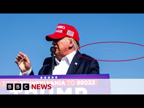 Photographer behind Trump bullet image speaks to BBC | BBC News