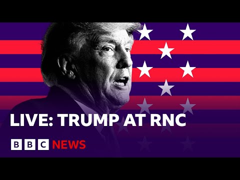 LIVE: Donald Trump set for speech at Day 4 of Republican convention | BBC News