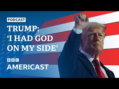 Trump recounts assassination attempt in RNC speech | BBC Americast