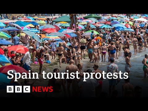 Spain set for protests over tourism | BBC News