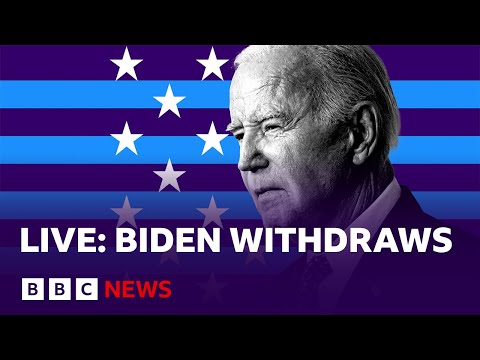 LIVE: Joe Biden withdraws from US presidential election race | BBC News