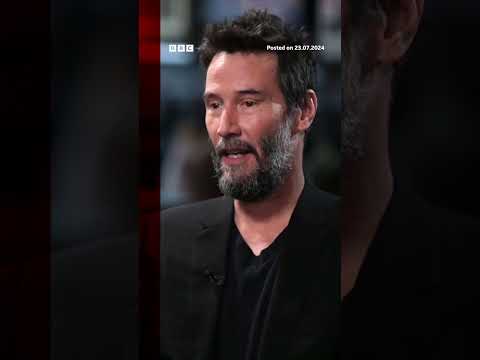 Keanu Reeves: ‘I’m 59 so I’m thinking about death all the time’. #KeanuReeves #BBCNews