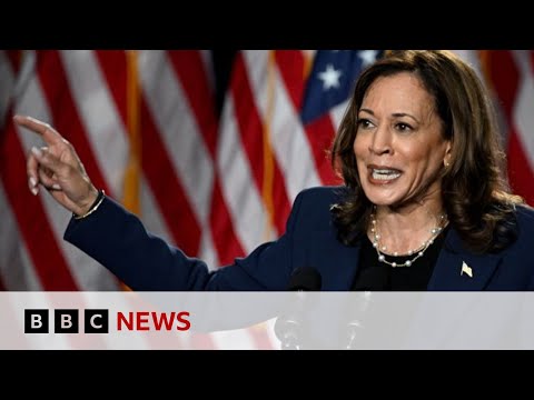 Kamala Harris attacks Trump and promises to unite Democrats at Wisconsin rally | BBC News