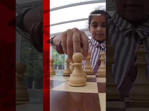 Bodhana Sivanandan, 9, is the youngest chess player ever to represent England. #Chess #BBCNews