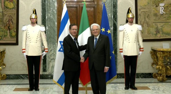 Mattarella riceve al Quirinale Presidente Israele Herzog