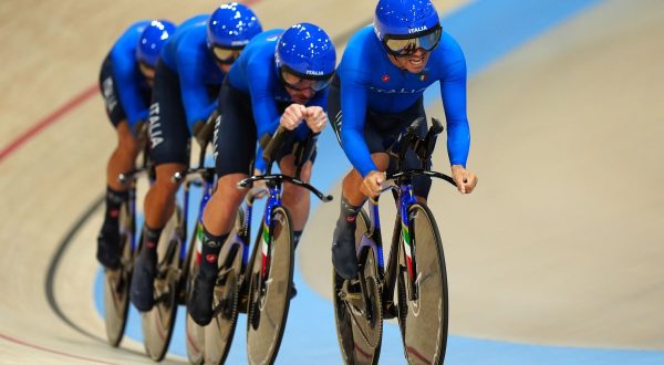 Bronzo Italia nell’inseguimento a squadre maschile