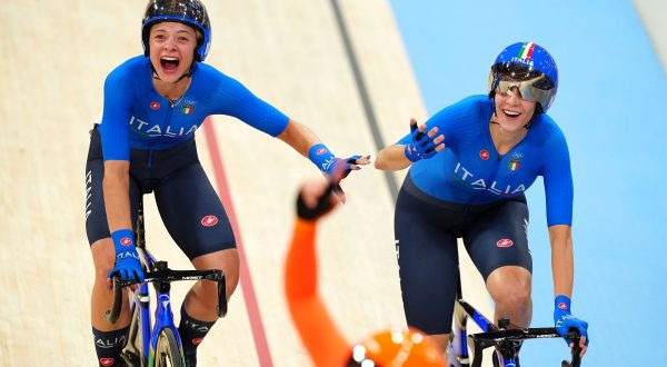 Tandem d’oro, Consonni e Guazzini vincono la Madison a Parigi