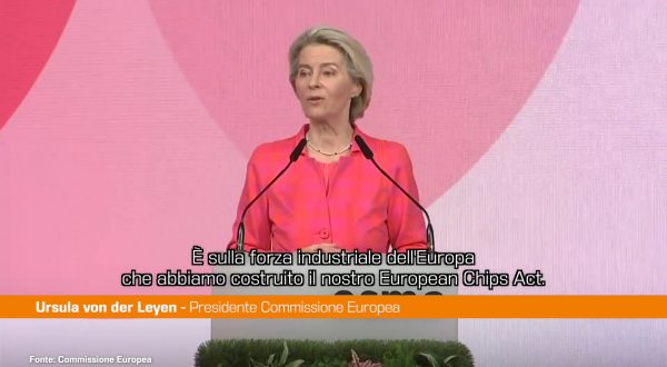 Von der Leyen “Ue all’avanguardia nella produzione di chip”