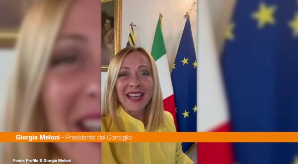 Meloni “Rieccomi a Palazzo Chigi, pronta a proseguire il mio lavoro”