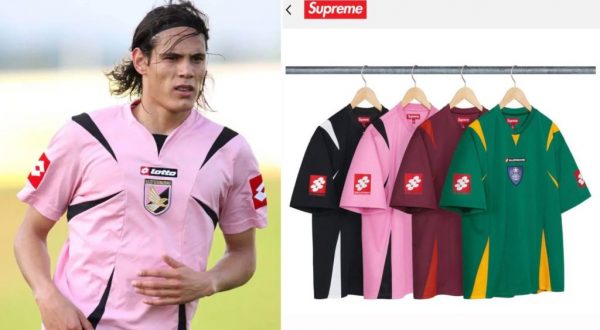 Riproduzione maglia Palermo 2006-2007 nella nuova collezione Supreme