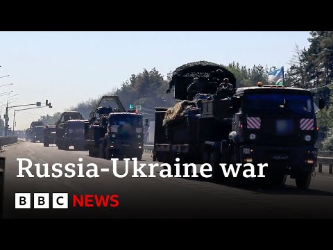 Another Russian region declares emergency as Ukraine offensive continues | BBC News