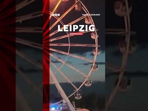 The ferris wheel caught fire late Saturday at Leipzig’s Highfield Festival. #Germany #BBCNews