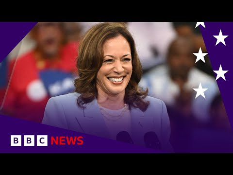 Kamala Harris formally chosen as US Democratic presidential nominee | BBC News