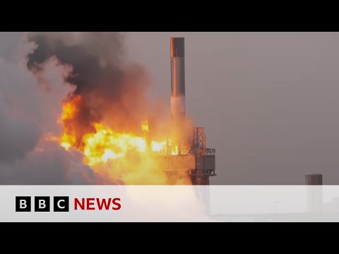 Rocket engine explodes during test at Scotland spaceport | BBC News