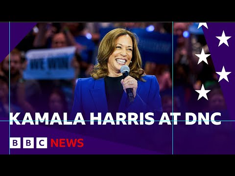 LIVE: Kamala Harris to deliver closing DNC speech | BBC News