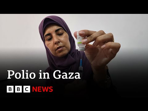 Baby contracts Gaza’s first case of polio in 25 years | BBC News