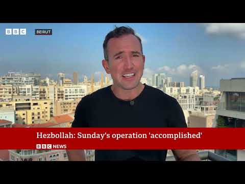 Israel and Hezbollah exchange heavy fire in major escalation | BBC News