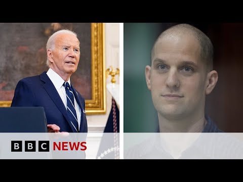 US President Joe Biden welcomes prisoners’ release in huge swap with Russia | BBC News