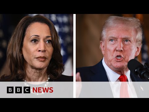 Donald Trump and Kamala Harris agree to debate, network says | BBC News