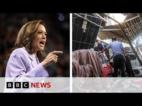 Kamala Harris says ‘too many’ civilian deaths in Gaza | BBC News