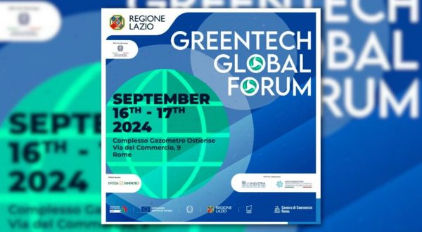 Imprese, il 16 e 17 settembre a Roma il “Greentech Global Forum”