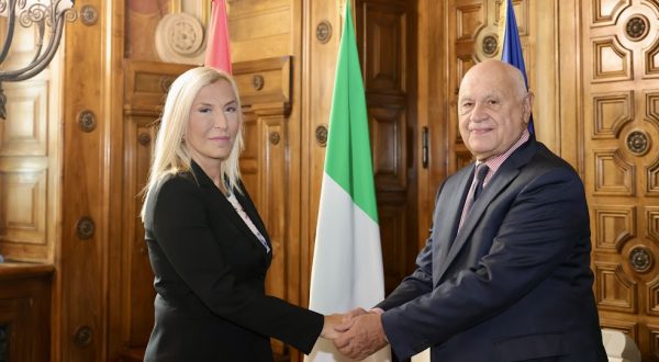 Il Guardasigilli Carlo Nordio incontra l’omologa serba Maja Popovic