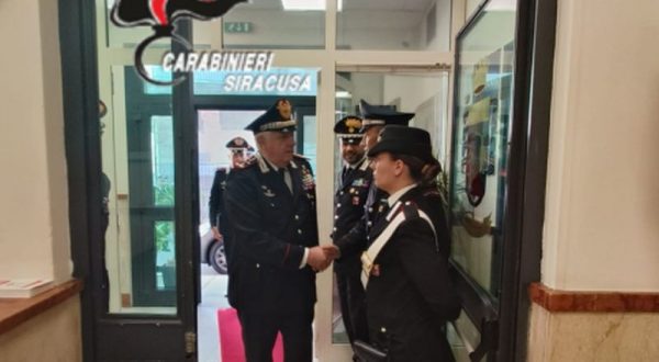 Siracusa, Luzi in visita al Comando provinciale dei Carabinieri