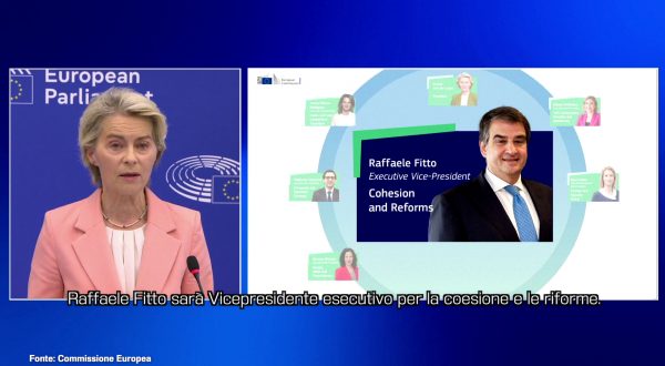 Ue, Von der Leyen “Esperienza Fitto aiuto per coesione e investimenti”