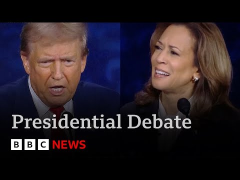 Debate verdict:  defensive Trump rattled by confident Harris | BBC News