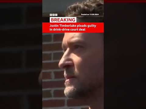 Justin Timberlake pleads guilty in drink-drive court deal.#JustinTimberlake #BBCNews