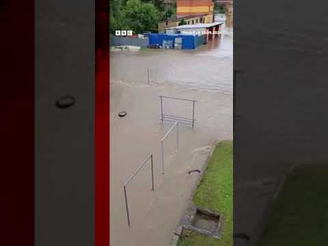 Countries across central and eastern Europe are facing extreme flooding. #StormBoris #BBCNews