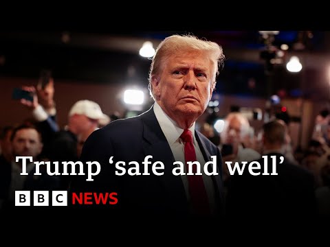 Donald Trump ‘safe and well’ after apparent assassination attempt | BBC News