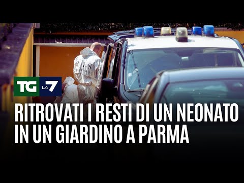 Ritrovati i resti di un neonato in un giardino a Parma