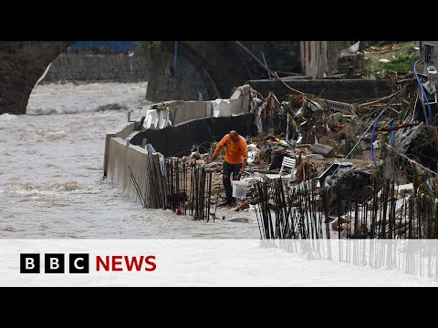 Deadly floods continue to threaten central Europe | BBC News