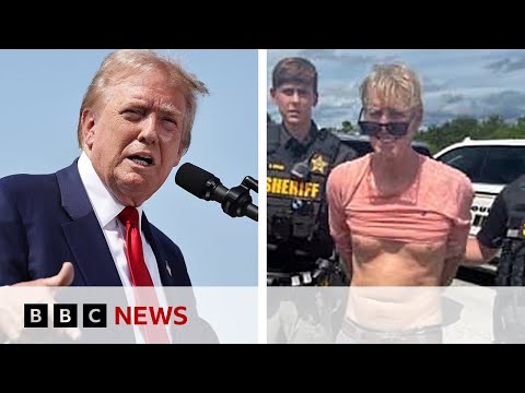 Donald Trump speaks about assumed assassination attempt | BBC News