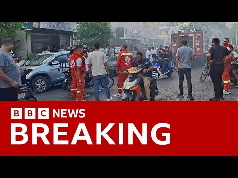 Exploding walkie-talkies in Lebanon kill at least three and injure hundreds | BBC News