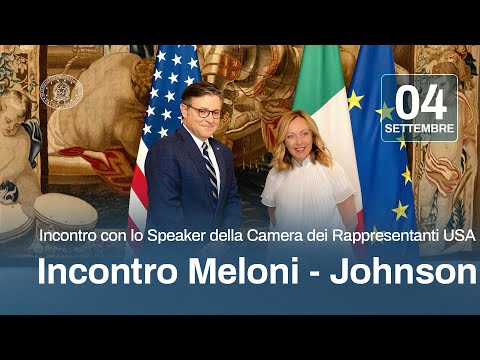 Palazzo Chigi, incontro Meloni – Johnson