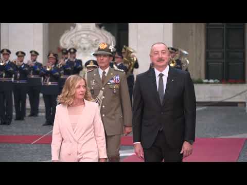 Incontro del Presidente Meloni con il Presidente della Repubblica dell’Azerbaigian