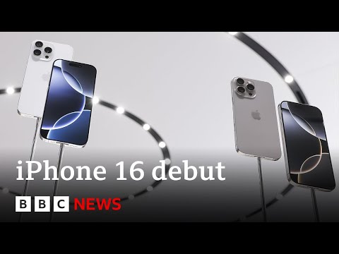 iPhone 16 makes debut with Apple Intelligence | BBC News