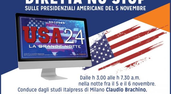 “La Grande Notte”, diretta no stop dell’Italpress per le elezioni Usa